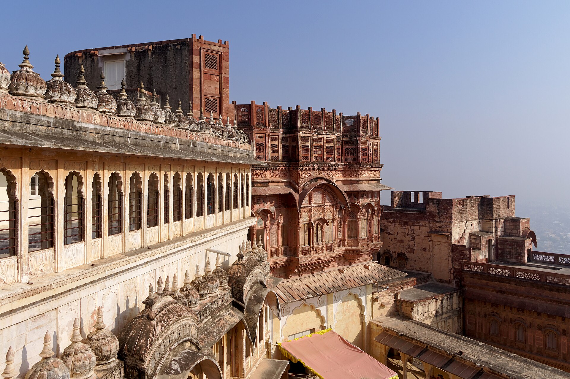 Mehrangarh Fort rising above Jodhpur